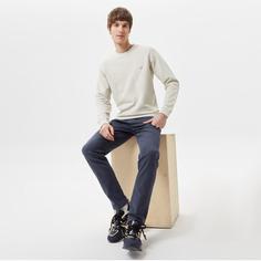 خرید اینترنتی پلیور مردانه نقره ای لاکوست SH0355 ا Men's Sweatshirt
