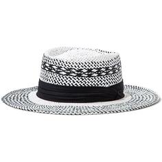 خرید اینترنتی کلاه زنانه سیاه سفید برند ipekyol IS1230077014001 ا Kontrast Renkli Hasır Şapka
