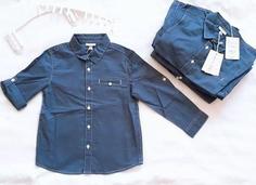 پیراهن پسرانه اورجینال ایتالیایی خنک مناسب تابستان کتانی شیک ا Cool original Italian shirt for boys, suitable for summer, stylish linen