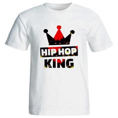 تیشرت مردانه طرح HIP HOP KING کد 7316