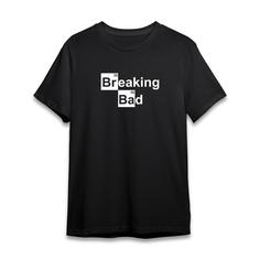 تی شرت آستین کوتاه مردانه مدل BREAKING BAD کد P044 رنگ مشکی