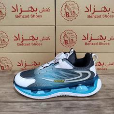 کتونی nike نایک زیره کپسولی پسرانه رنگ سفید آبی سایز 37 تا 40 کفی طبی زیره کپسولی لژ 4 سانتی رویه بافت خارجی سبک و راحت 