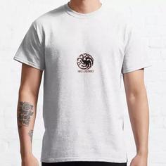 تیشرت house of the dragon  طرح  House Targaryen logo Classic T-Shirt کد 1199 202