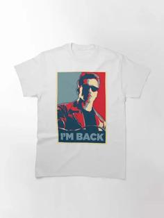 تیشرت terminator طرح "I'M BACK" Poster کد 1118 202