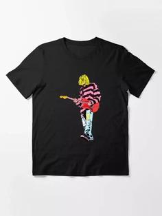 تیشرت nirvana نیروانا  Kurt Cobain Artistic Modern Pop Portrait Design کد 1602 202