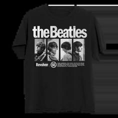 تیشرت گروه موسیقی beatles بیتلز Revolver Black Photo کد 1486 202