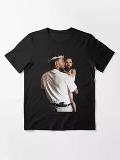 تیشرت kendrick lamar طرح Kendrick Lamar Holding Baby Drake کد 916 202