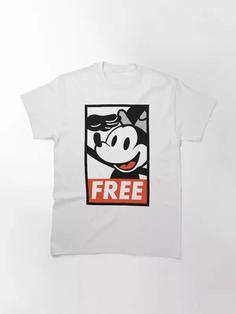 تیشرت  mickey mouse طرح Free Willie کد 1079 202