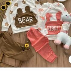 لباس بچگانه ست rabit bear سایز 35 تا 45