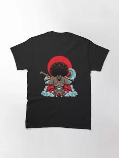 تیشرت لانگ  انیمه AFRO SAMURAI افرو سامورایی Afro Samurai - Retro Vintage logo کد 1479 202