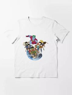 تیشرت Tintin طرح لوگو Captain planet team کد 835 202