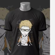 تیشرت انیمه Haikyuu طرح Kei Tsukishima کد 101