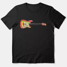 تیشرت guns n roses گانز ان روزز George Harrison Guitar Sticker کد 1520 202