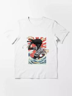 تیشرت لانگ  انیمه AFRO SAMURAI افرو سامورایی Afro Samurai #c70 کد 1475 202