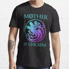 تیشرت house of the dragon  طرح Mother Of Chickens Mothers Day Gift Chicken Mom Turkey Essential T-Shirt کد 1204 202