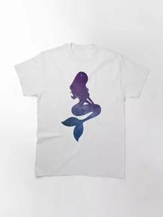 تیشرت the little mermaid طرح Galaxy Mermaid کد 1105 202