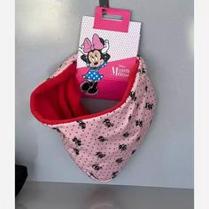 شال رینگی دخترانه طرح Minnie Mouse دیزنی با لایه داخلی موهر