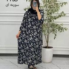 پیراهن پلاس سایز مادربزرگی 6053 - کد-11