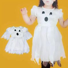 پیراهن بچگانه برند آلمانی Halloween سایز 1تا2 سال کاستوم بچگانه هالووین رنگ سفید