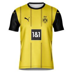 تی شرت ورزشی مردانه مدل Borussia Dortmund Local 2024 2025