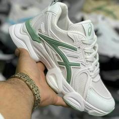 کتونی آسیکس سفید مشکی زنانه دخترانه کفش طبی ونس اسپرت اسپورت اسیکس ASICS شیک لژدار لژ دار ورزشی رانینگ سبک چرم راحتی هشت