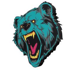 پیکسل طرح خرس مدل Blue Bear