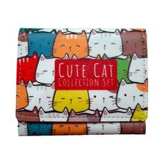 کیف پول دخترانه مدل cute cat کد 1001