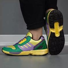 کتونی دخترانه آدیداس زرد بنفش سبز Adidas Zx8000