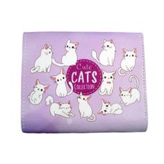 کیف پول دخترانه مدل cute cats کد Al-1021