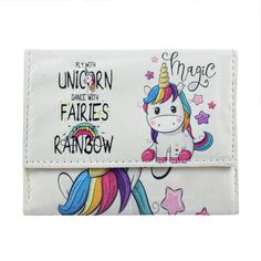 کیف پول دخترانه مدل RAINBOW UNICORN 8536