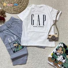 تیشرت شلوارک پسرانه GAP پنبه 2 تا 7 سال