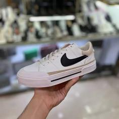 کتونی نایک دخترانه زنانه کفش ونس ایر فورس نایکی nike سفید مشکی کرمی لژدار لژ دار بندی رانینگ ورزشی سبک راحت نرم نودویک