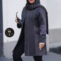 پالتو زنانه آستردار پارچه فوتر 