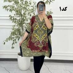 پیراهن کوتاه پانچ زنانه 4412