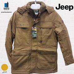 کاپشن مردانه چهار لایه  تمام خز مدل جیپ JEEP سفارش انگلیس خارجی تا سایز 4XL