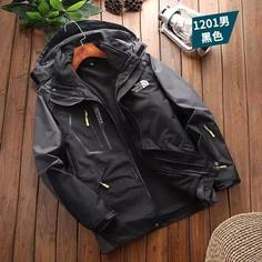 کاپشن مردانه دو پوش پلار دار دو قلو گورتکس خارجی مارک North face