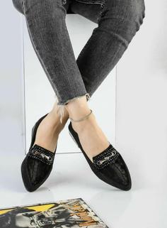 کفش کالج مخمل مجلسی زنانهds00609 college shoe