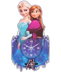 ساعت دیواری چوبی اتاق کودک لوتوس مدل Frozen