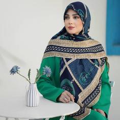 روسری نخ پاییزه دستدوز