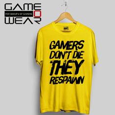 تی شرت گیمر GAMERS DONT DIE