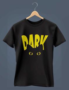 تیشرت طرح Dark گربه