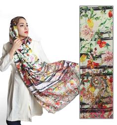 شال نخی لنین ژاکاردdk0039 Cotton shawl