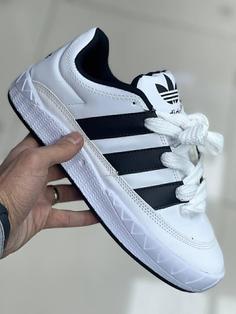 کتونی سه خط Adidas آدی ماتیک سفید مشکی