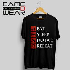 تی شرت دوتا2 EAT SLEEP DOTA2