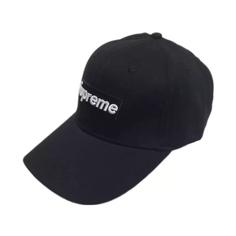 کلاه بیسبالی مشکی سفید سوپریم SUPREME