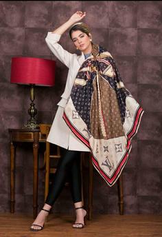 روسری بهاره نخ گارزاdk0045 Cotton scarf