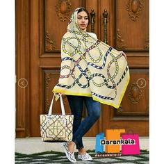 ست سه تیکه کیف کفش روسریdk0019 Three-piece set of scarf shoes