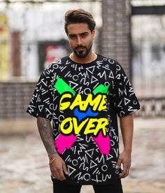 تیشرت Game over بلک لایت