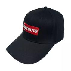 کلاه بیسبالی مشکی قرمز سوپریم supreme