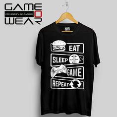 تی شرت گیمر EAT SLEEP GAME